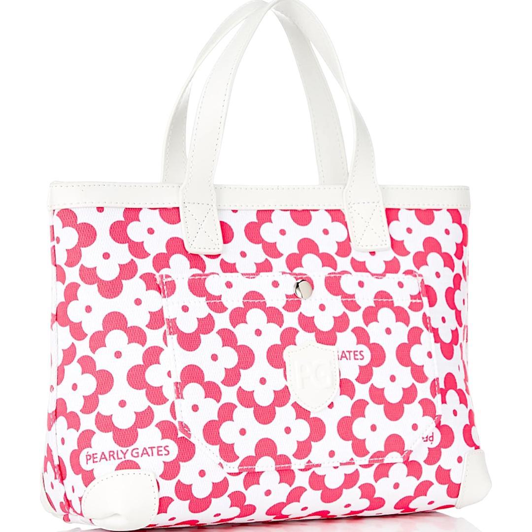 新品 パーリーゲイツ 定価2.8万 ジオメトリックフラワー柄 カート