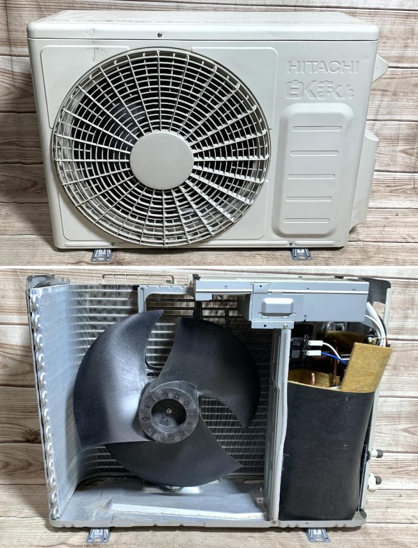 日立 12畳 2.8kW 100V ステンレス白くま RAS-GT28L 21年