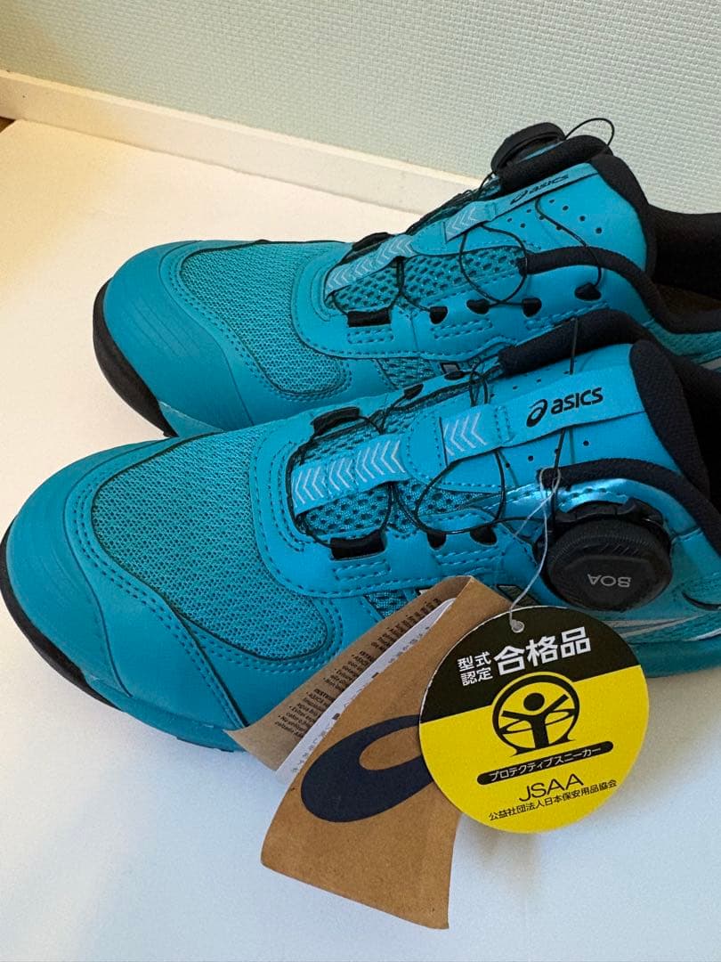 【新品】asics BOA 安全靴 25.0cm 箱なし タグ付