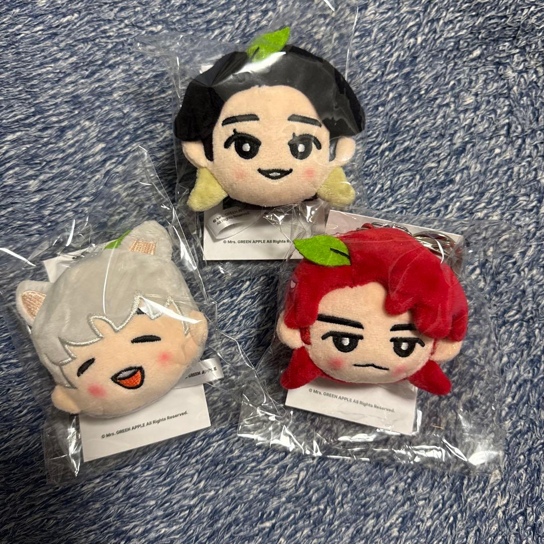 Mrs. GREEN APPLE ソウルコン ぬいぐるみ プラッシュキーリング 新品】MGA LIVE in SEOUL ✨ぬいぐるみプラッシュキーリング Mrs Green