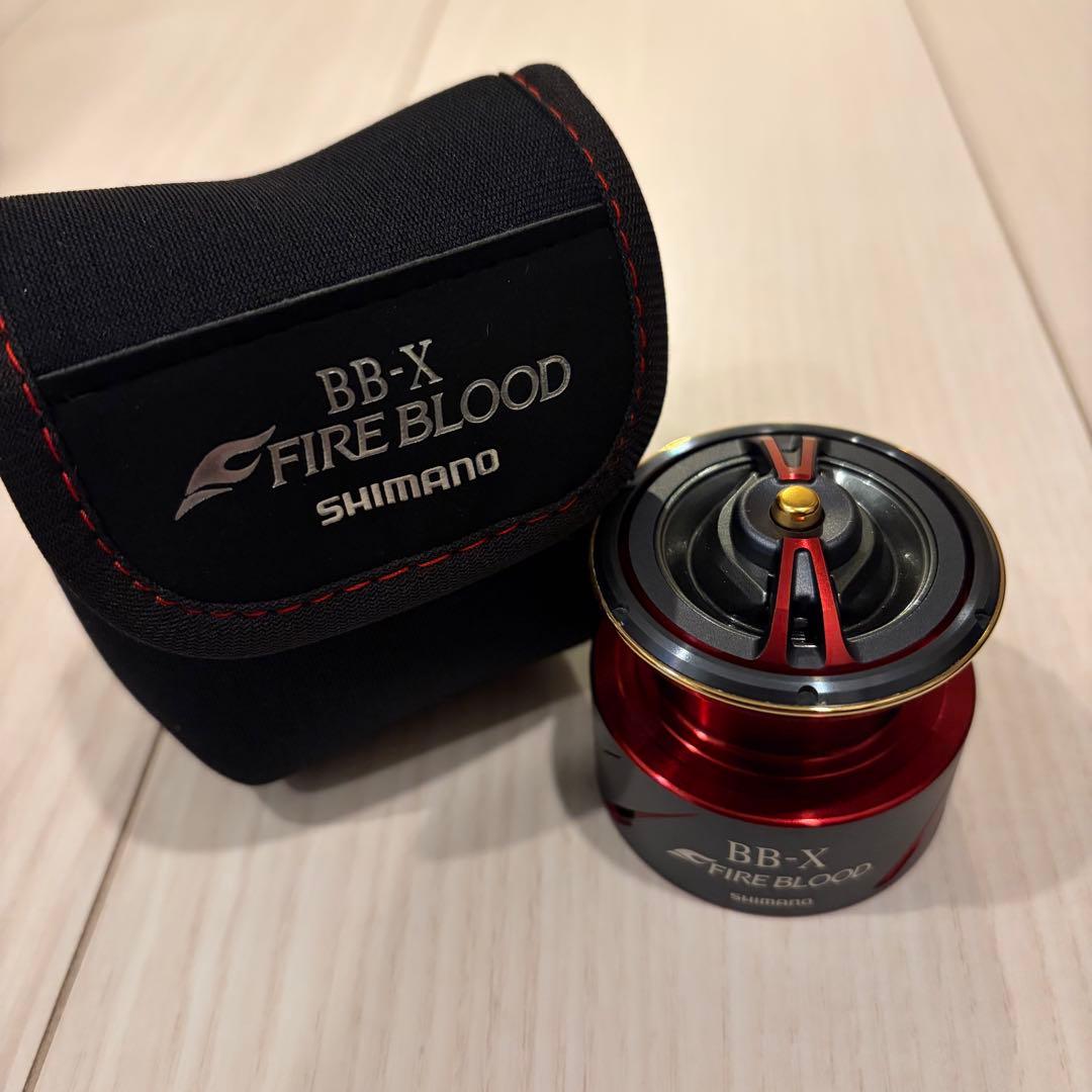 シマノSHIMANOファイアブラッドスプールbb-x 3000夢屋 シマノ(SHIMANO) 夢屋09BB-Xファイアブラッド 1500DAスプール 025043