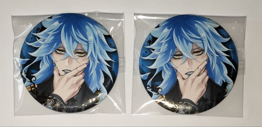 ツイステ 5周年 POP-UP ブレイジングジュエル 缶バッジ イデア 2個