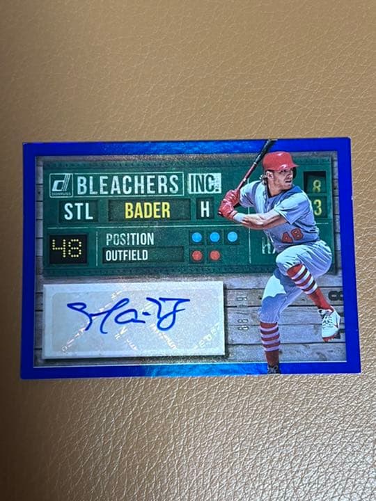 ハリソン・ベイダー選手 直筆サインカード ミントモール / MINT 立川店 / 2025 BBM FUSION 新浜レオン #FP35 始球