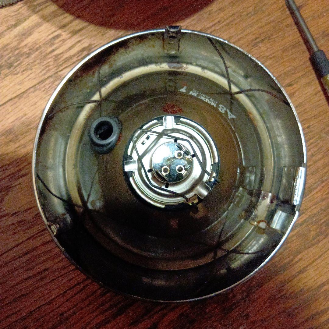 官*官様 当時物 シビエ 凹 ライト リム ケース付き 160パイ ヨンフォア