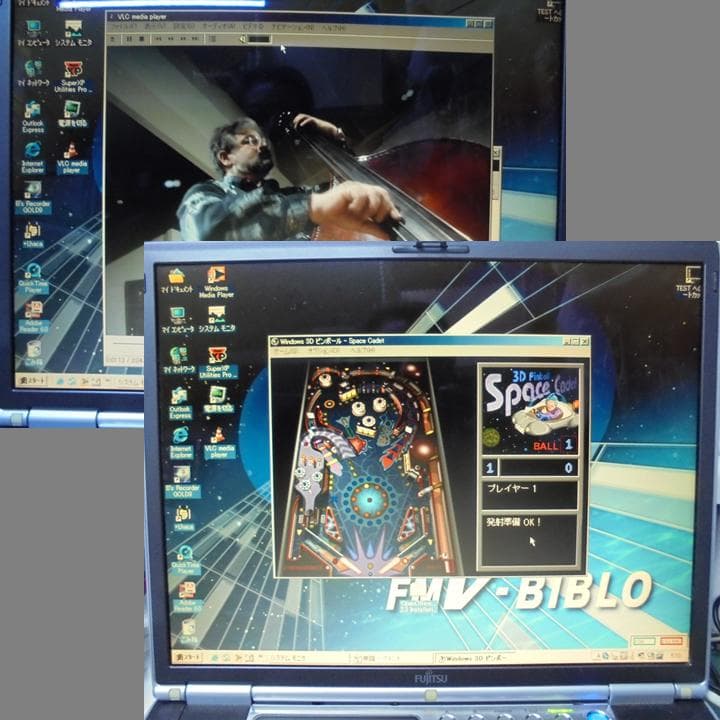 旧型ノートPC 富士通 FMV-BIBLO MG50／WindowsME 動作