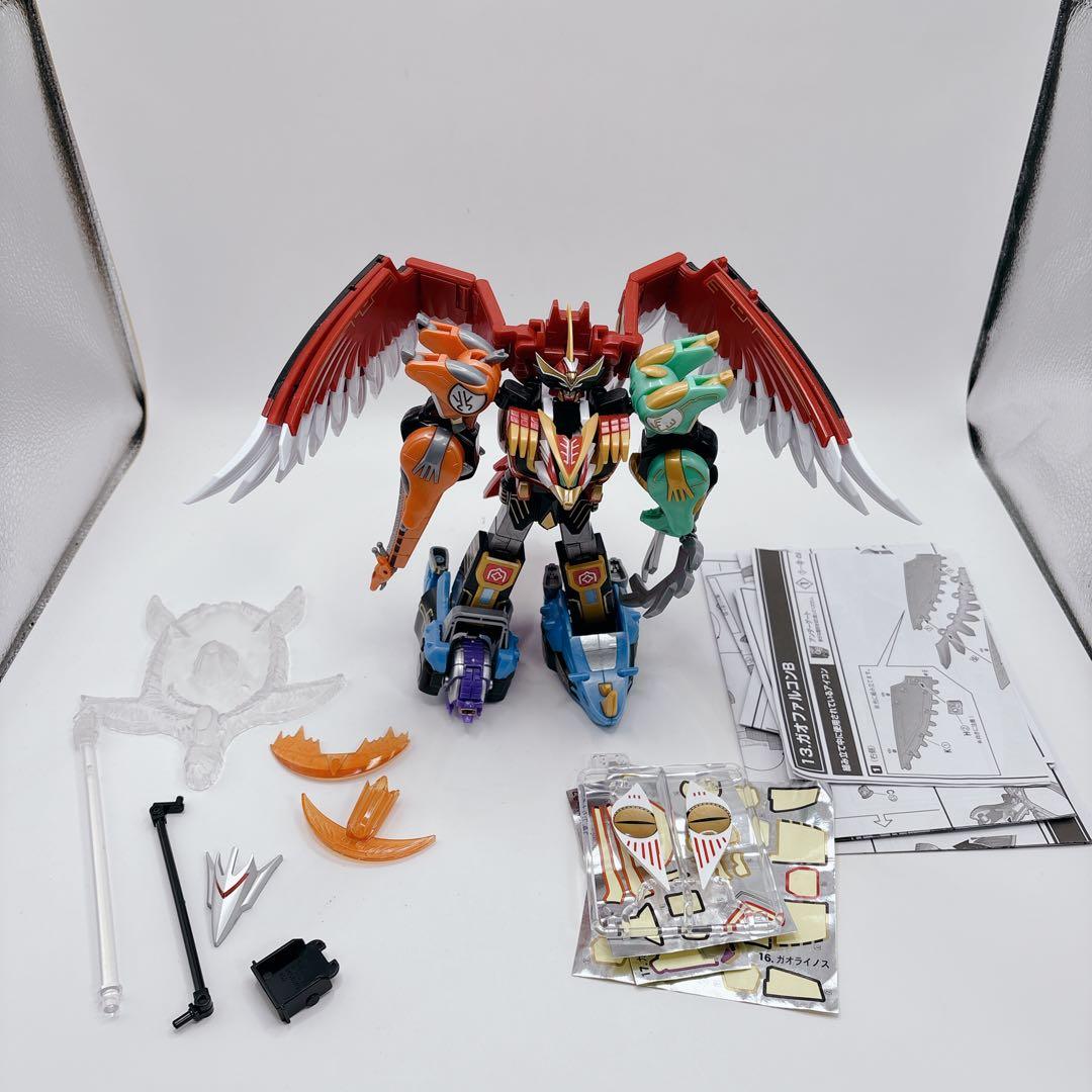 美品】SMP 百獣戦隊ガオレンジャー ガオイカロス 説明書 武器パーツ