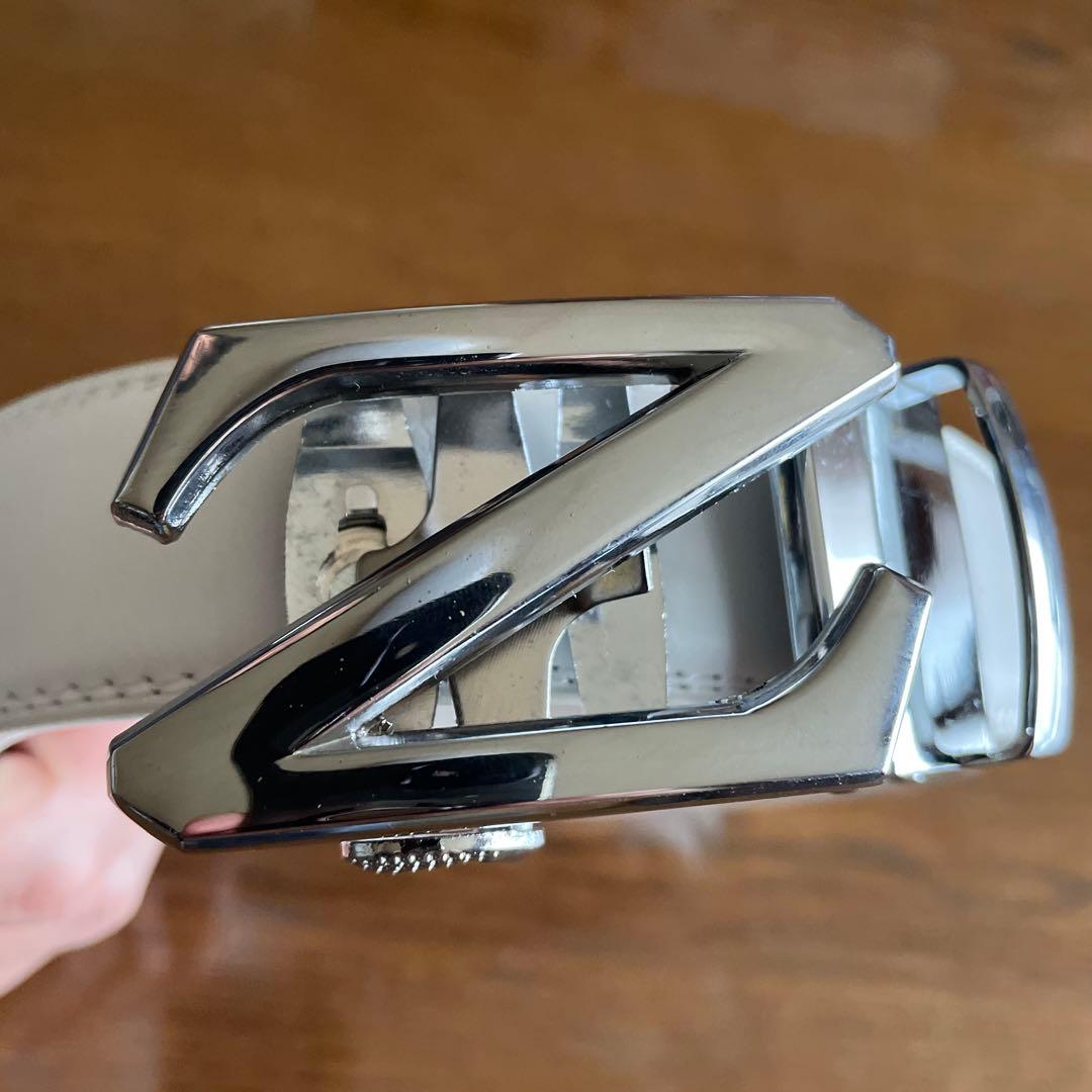 矢沢永吉風 Zバックル！穴無しホワイトベルト！新品未使用！ - メルカリ