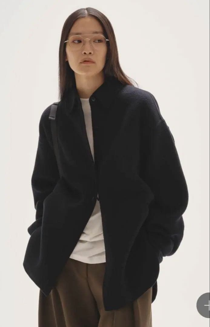 todayful トゥデイフル　ウールシャツジャケット　ブラック　36サイズ todayful トゥデイフル ウールシャツジャケット ブラック 36サイズ