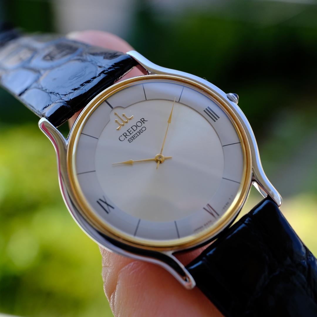 美品]SEIKO CREDOR 5A74-0020 18K GOLD - メルカリ