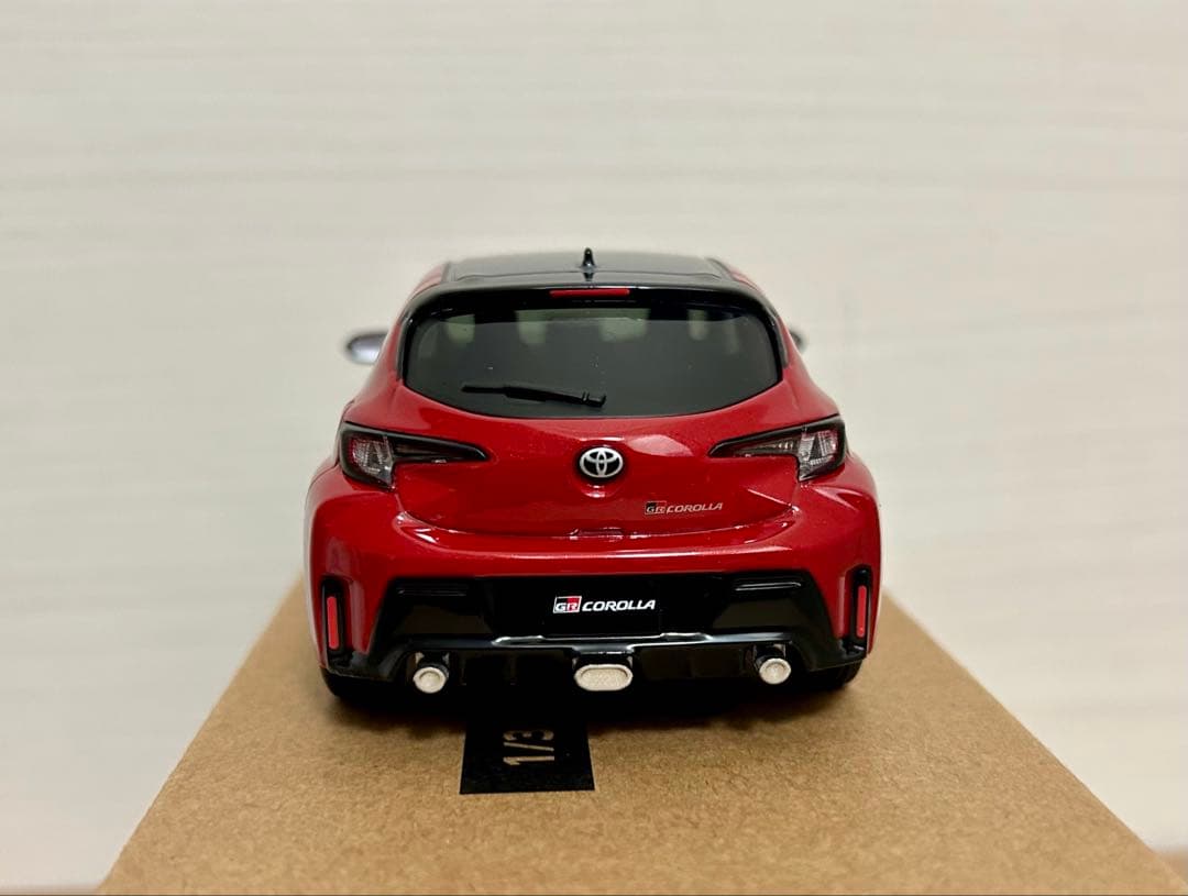 GRカローラ 後期型 1/30 ミニカー エモーショナルレッドⅡ 新品