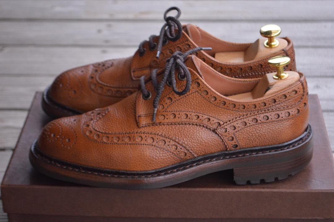 CHEANEY　AVON　C　5.5F　タンブラウン　シューツリー付き　エイボン