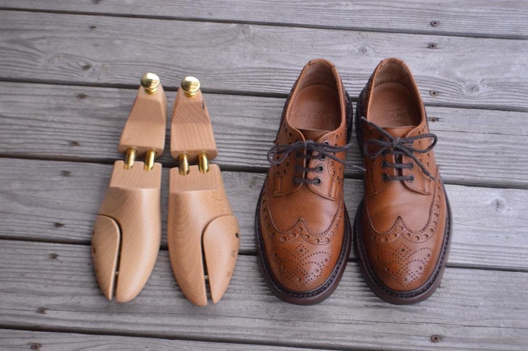 CHEANEY　AVON　C　5.5F　タンブラウン　シューツリー付き　エイボン