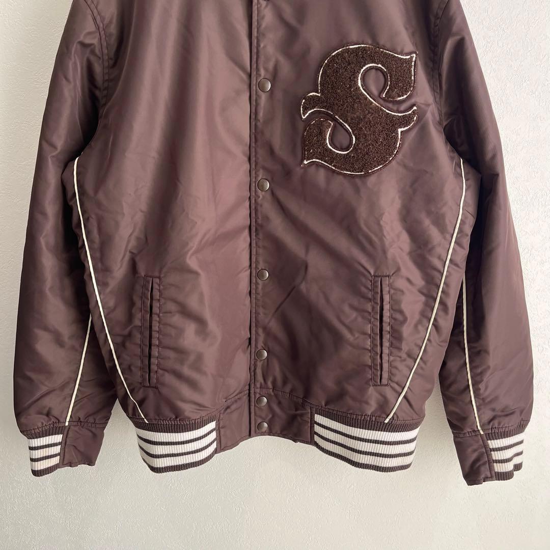 希少】STUSSY スタジャン OLD GOLD Sロゴ オールドステューシー - メルカリ