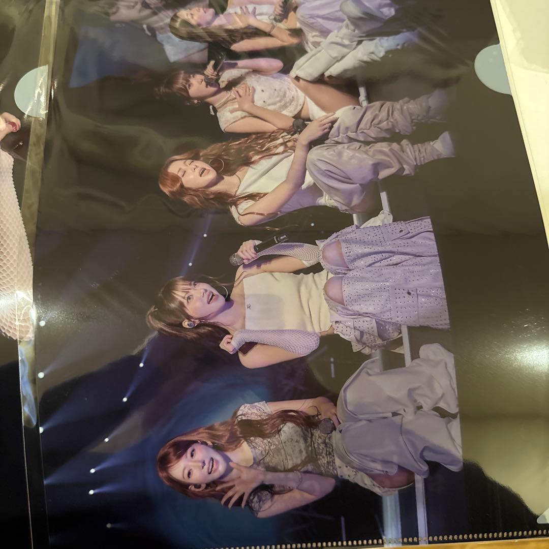 ルセラフィム 公式 カフェ2025 くじ ランダム クリアファイル セット ITEMS - LE SSERAFIM SPECIAL CAFE 2025 'EASY CRAZY HOT'