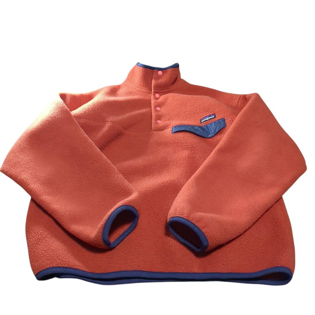 美品 Patagonia 雪なしタグ シンチラ スナップT オレンジ Mサイズ