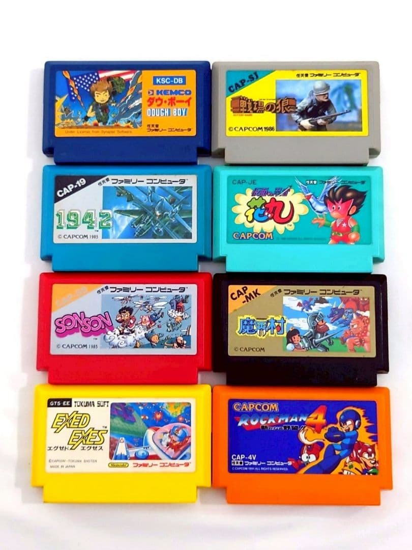 ファミコンソフト 8本セット 動作・清掃済み - メルカリ