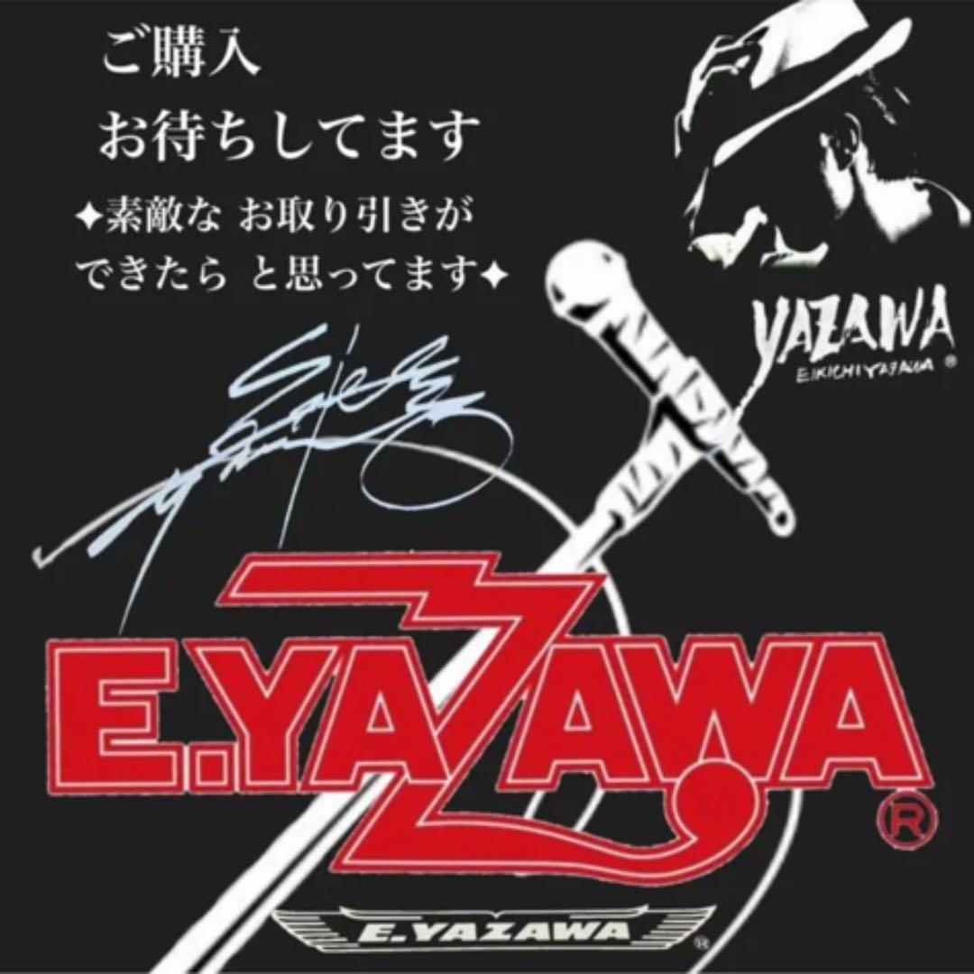 矢沢永吉✦E.YAZAWA ロゴTシャツ BLACK Ⓜ️ - メルカリ