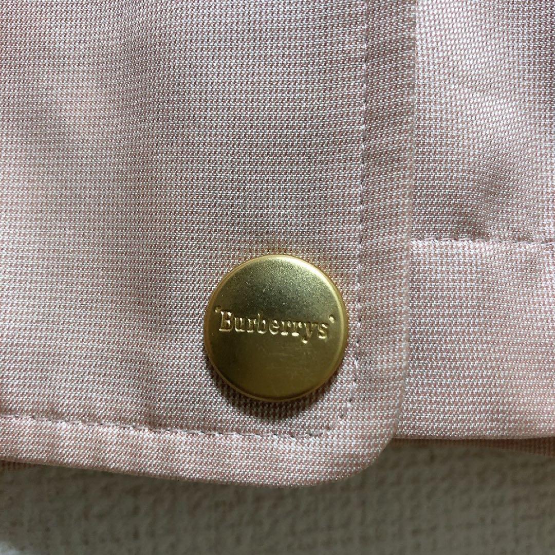 バーバリー ブルゾンコート 金ボタン ピンク ノバチェック - メルカリ