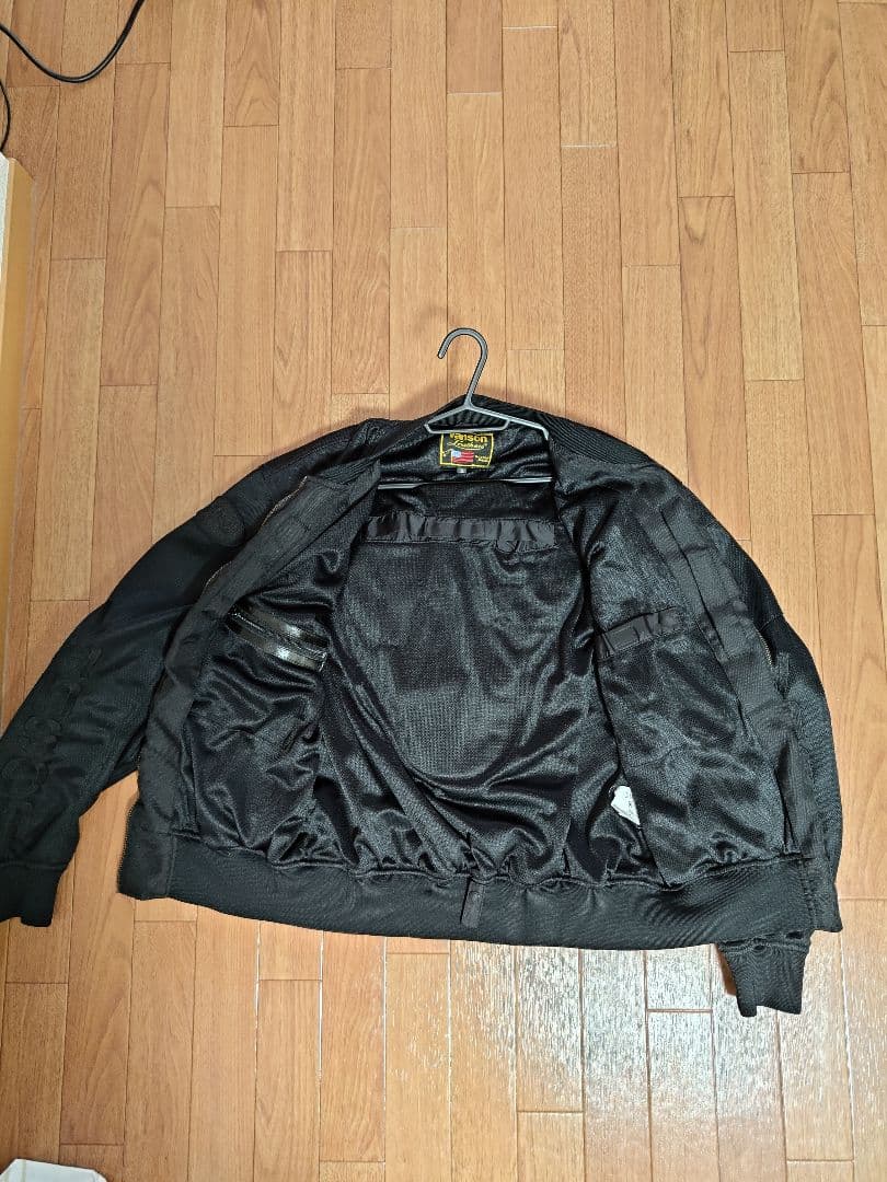 春夏 VANSON メッシュ ジャケット ブラック vs578rs XL MA1 - メルカリ