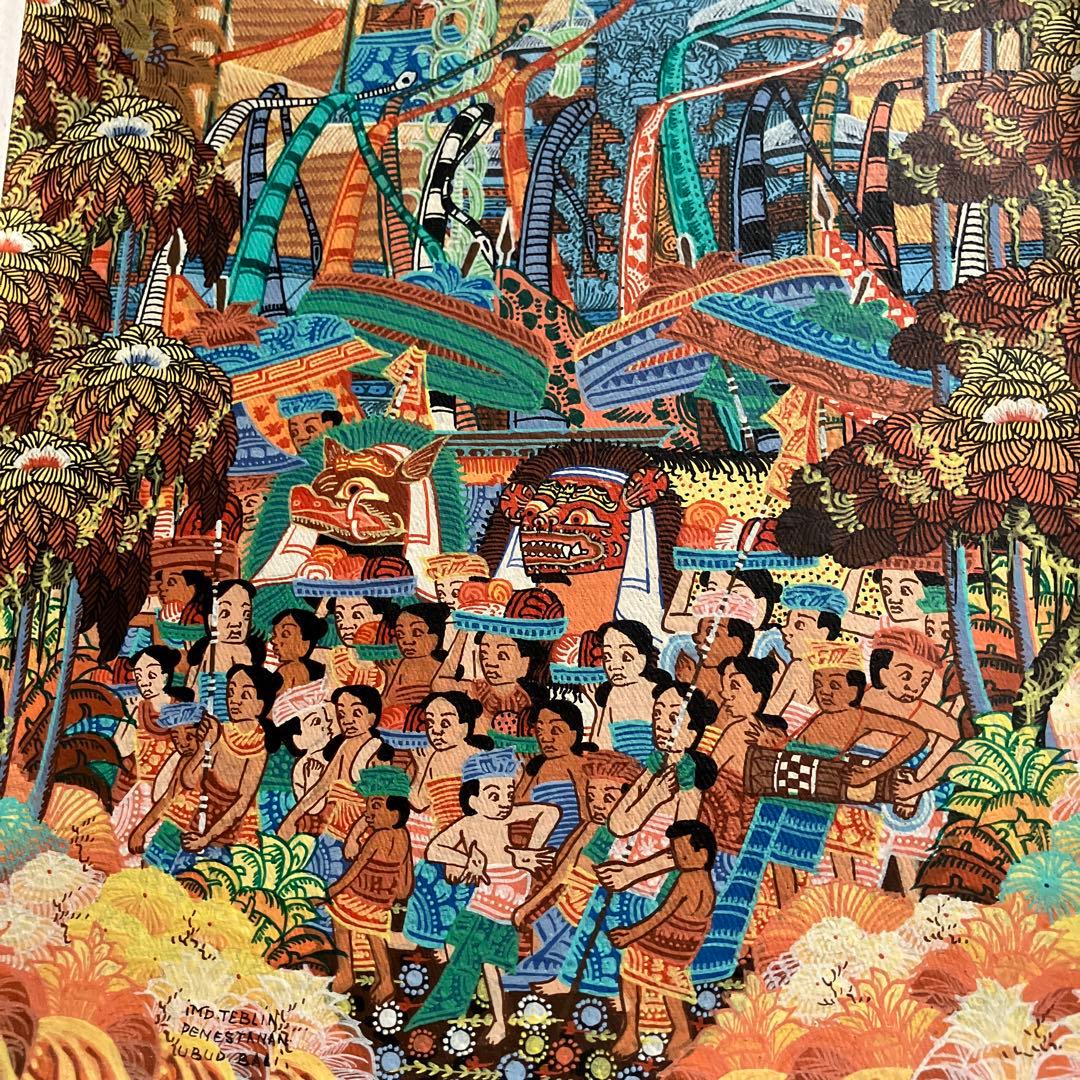 バリ絵画 バリ島 ウブド - メルカリ