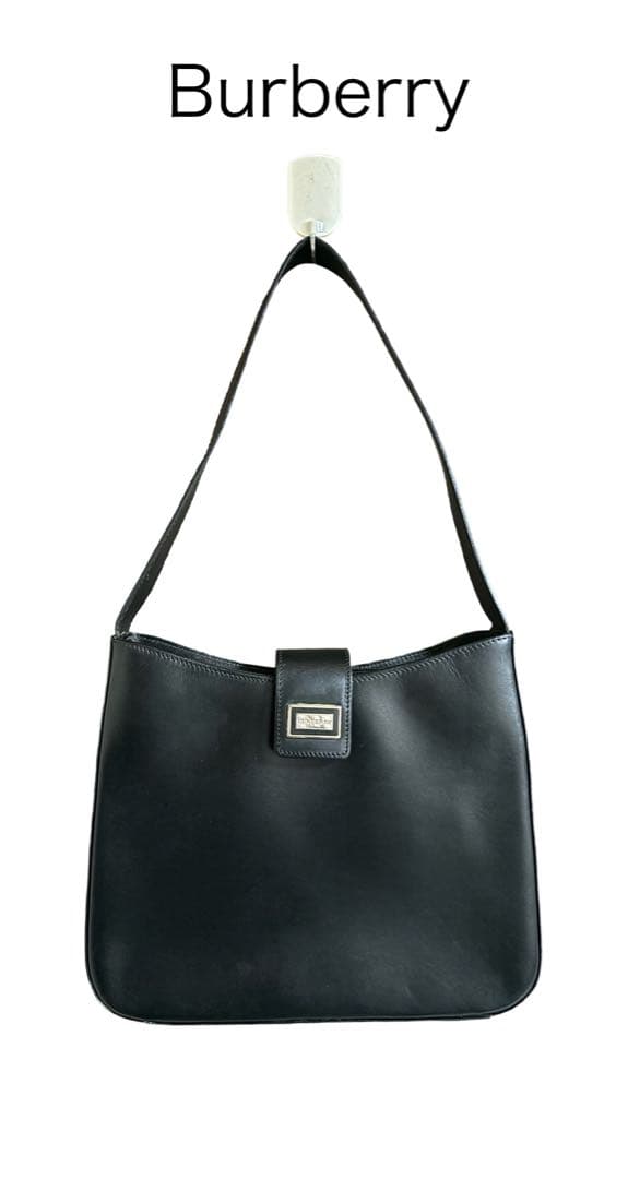 即完売品 Burberry レザーショルダーバッグ ノバチェック柄 入学式卒業
