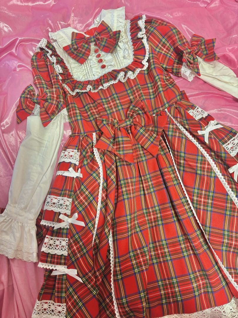 アンドロミオ♡タータンチェックワンピース♡ANDROMEO - メルカリ