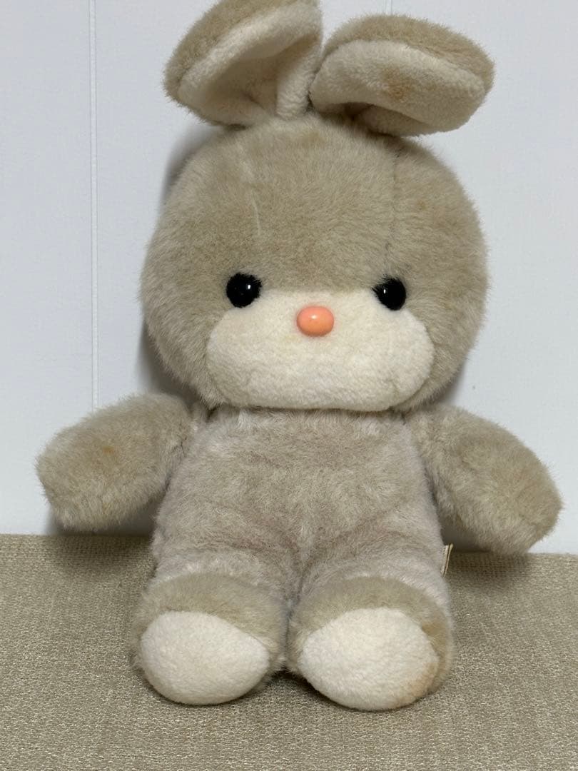 希少！当時物 吉徳 旧タグ うさぎ ぬいぐるみ 昭和レトロ レア！兎