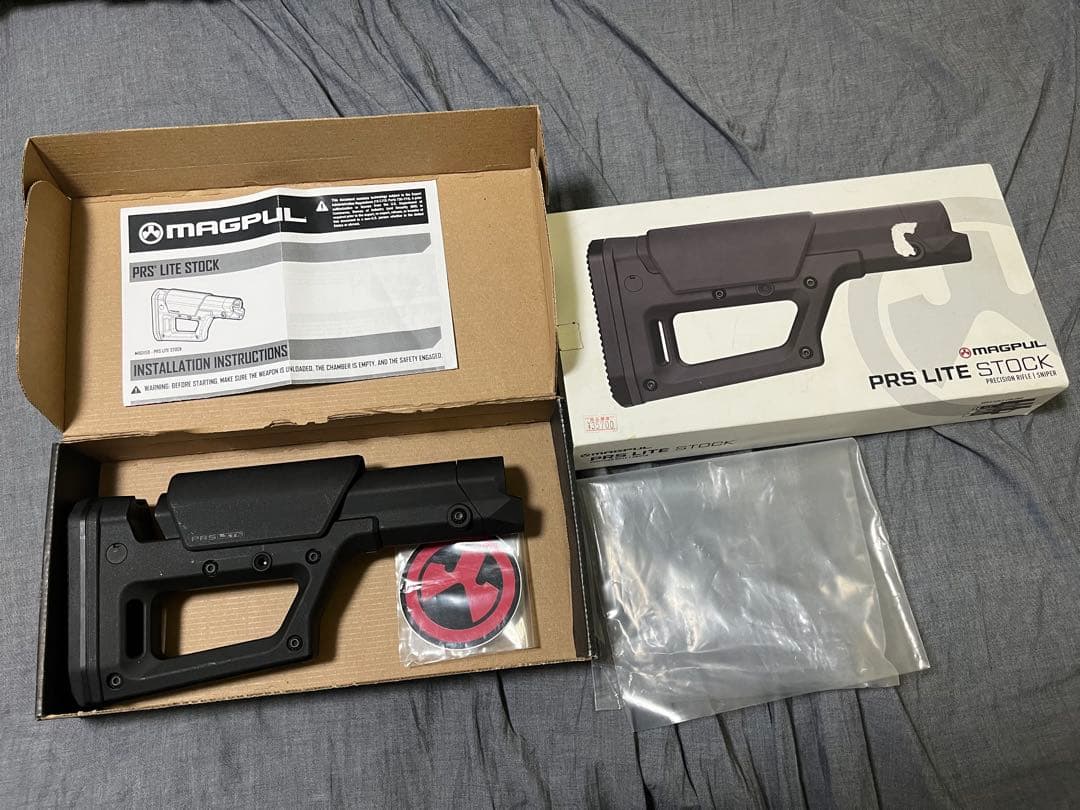 MAGPUL 実　PRS LITE STOCK ブラック　マグプル　ストック MAGPUL ストック PRS Lite Stock ミルスペックチューブ対応 MAG1159