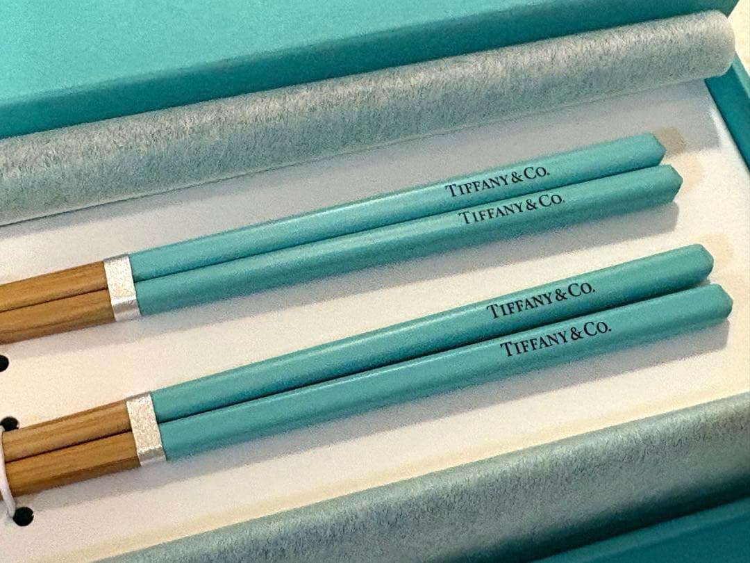 《非売品》Tiffany & Co. ティファニー ブルー　夫婦箸
