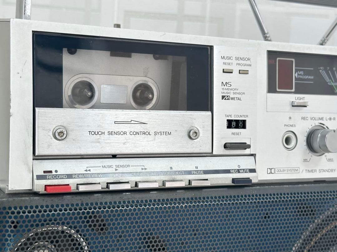 動作品|AIWA アイワ ラジカセ CS-J88 ラジオ 昭和レトロ - メルカリ