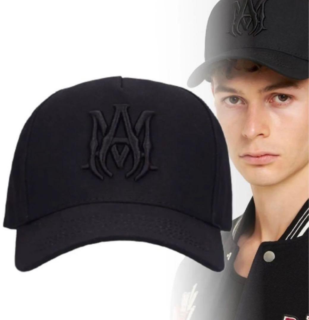 未使用】Amiri アミリ ロゴ刺繍 ベースボール キャップ - メルカリ