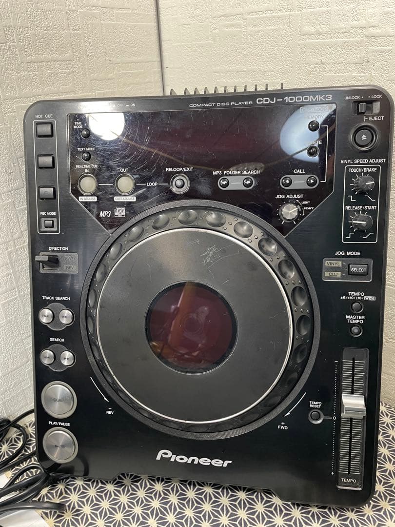 pioneer dj パイオニア　CDJ-1000mk3 回転部メンテナンス Pioneer CDJ 1000MK3 jog wheel spin problem fix . - YouTube