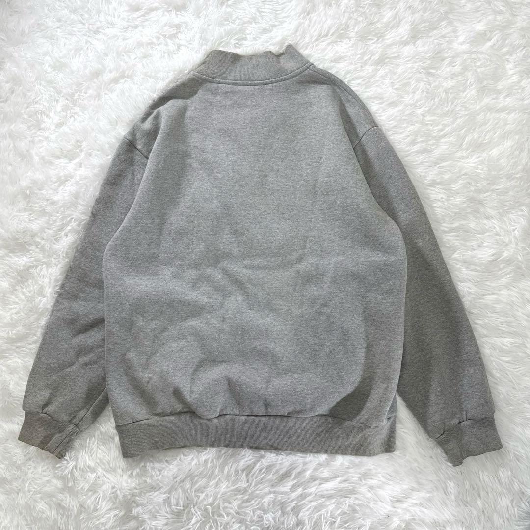 Supreme シュプリーム スウェットスタジャン グレー 裏起毛 カナダ製