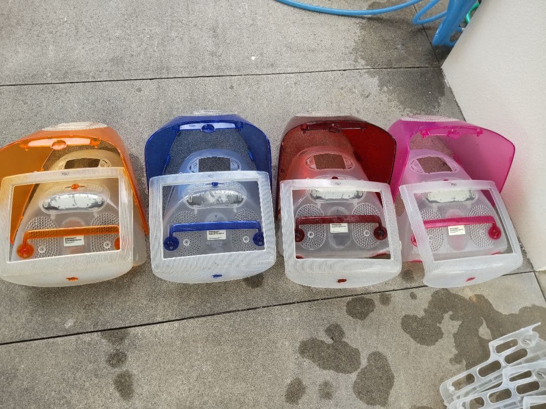 ジャンク imac g3 外装のみ 4色 赤 ピンク オレンジ 青 - メルカリ