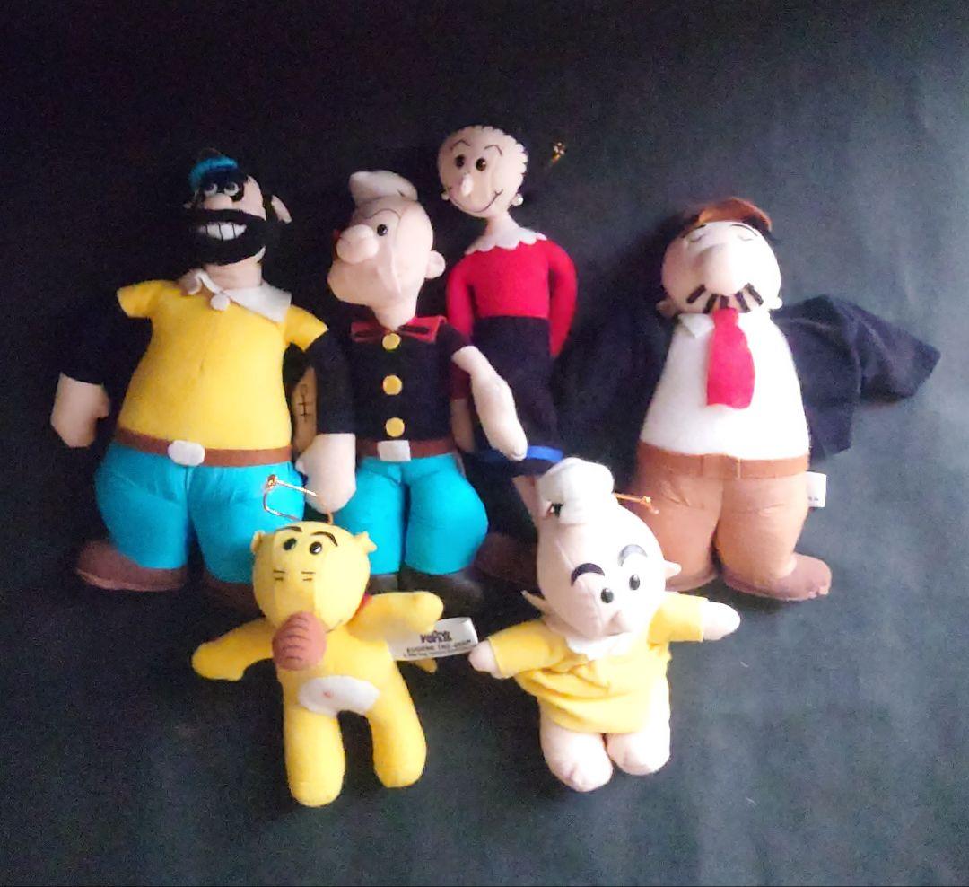 ポパイ縫いぐるみ 6体セット。 - メルカリ