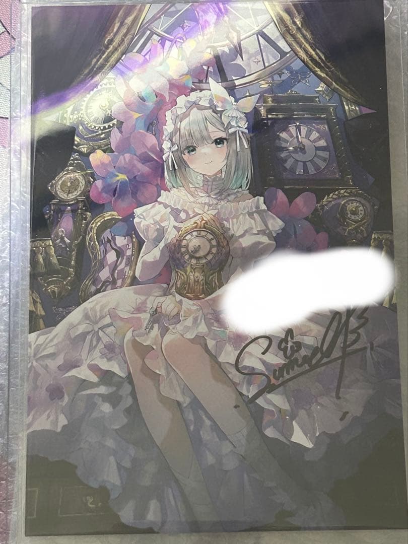 激レア】ぶいすぽっ 花芽すみれ 7周年記念2025 直筆サイン入りポスト