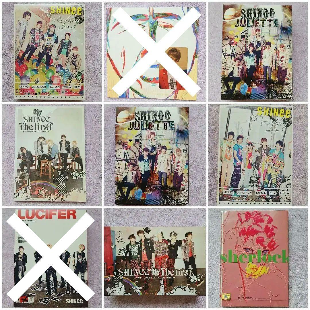 SHINee　CD　11点まとめ売り　トレカ付き SHINee Random TRADING CARD SET photocard THE MOMENT OF Shine 15th