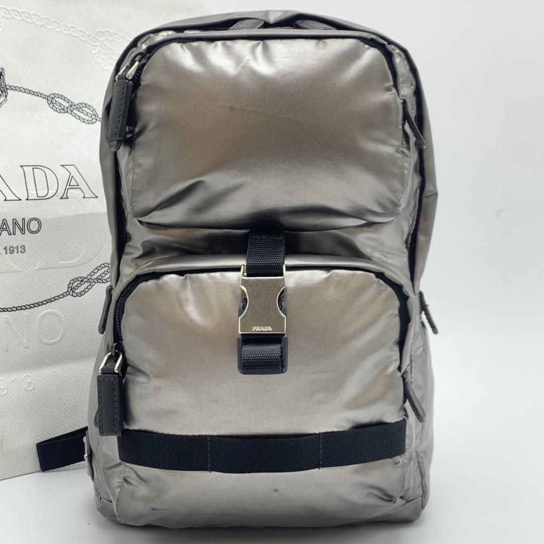 プラダ PVC ナイロン ボディバッグ ワンショルダー 1BZ026 シルバー 楽天市場】プラダ PRADA 1BZ026 ボディバッグ ユニセックス ナイロン