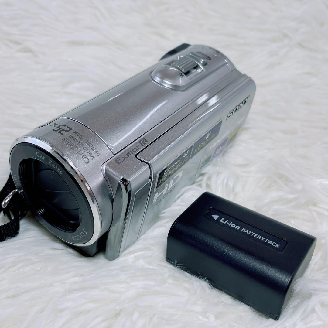《美品》SONY ビデオカメラ　【HDR-CX170】新品バッテリー付き
