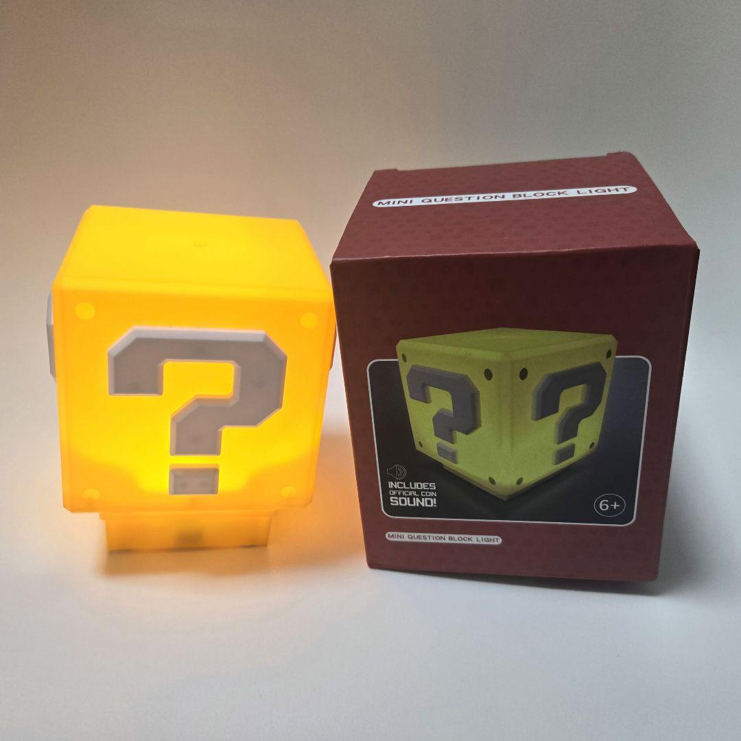 スーパーマリオ はてなブロック ボックスライト USB充電式 USBType-C