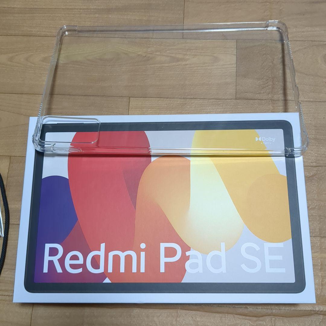 Redmi Pad SE 本体 カバー付き アンチグレアフィルム付き Xiaomi Redmi Pad SE 8.7用 ケース＆保護ガラスフィルム ブラック RM