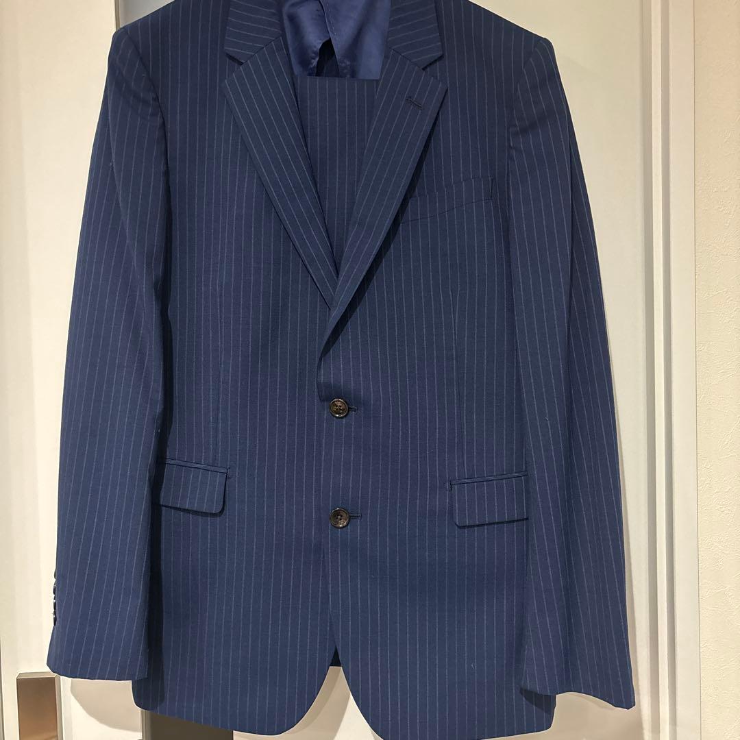 BEAMS HEART スーツ 50 ストライプ ネイビー - メルカリ