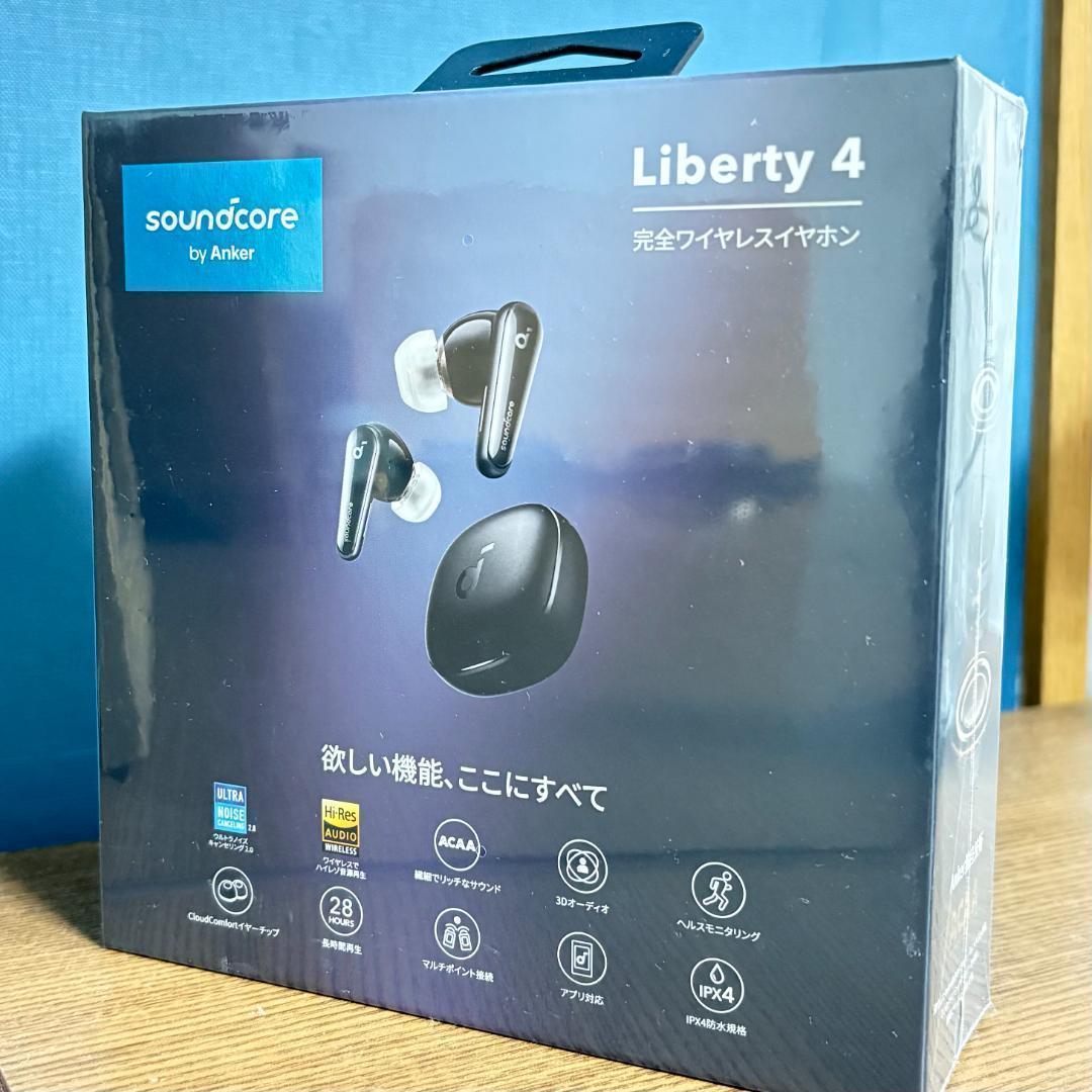 Anker Soundcore Liberty 4 ミッドナイトブラック Amazon.com: Soundcore by Anker Liberty 4 NC Wireless Earbuds, 98.5