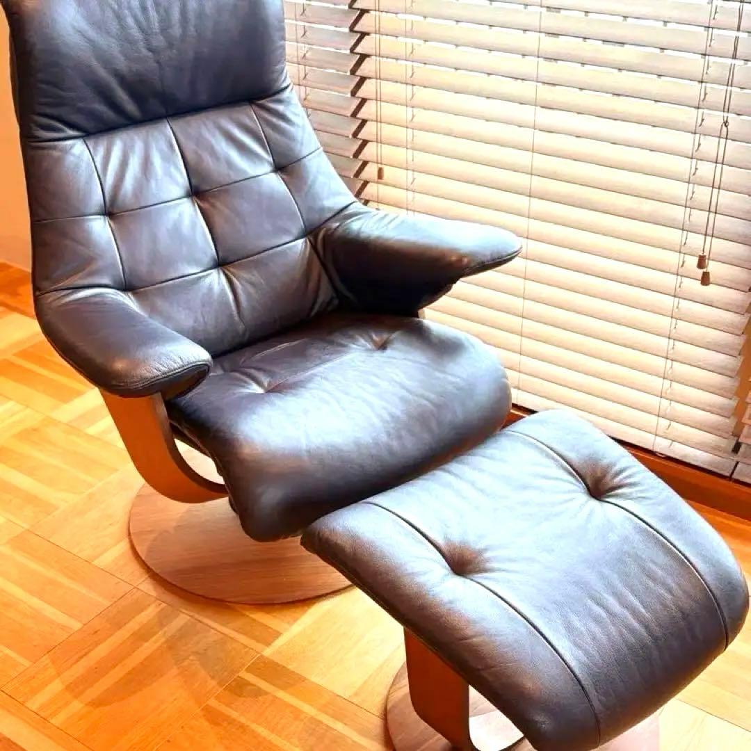 カリモク ザ•ファースト オットマン RU72 程度良好 本体との同時購入のみ The First（カリモク家具） karimoku カリモク家具 THE FIRST ザ