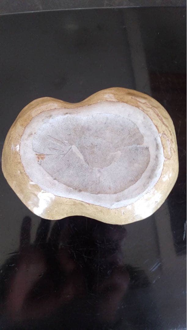 京焼 平向付 瓢箪 アンティーク 古道具 茶道具