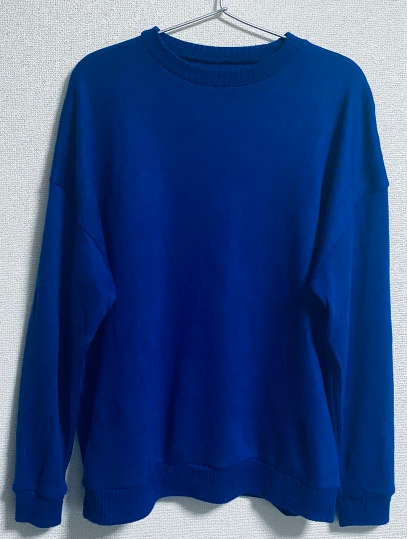 So 大山シュン Royal Blue Knit-sew ニット Mサイズ - メルカリ