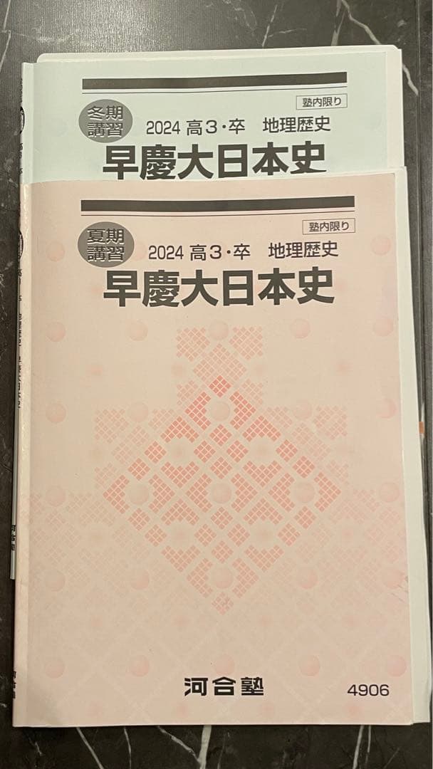河合塾 早慶大日本史 テキスト 夏期講習・冬季講習 - メルカリ