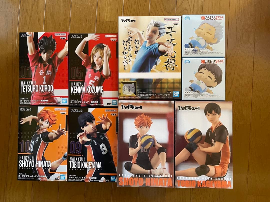 【まとめ売り9点】ハイキュー!!フィギュアセット!! ハイキューフィギュアまとめ売り 9体セット まとめ売り フィギュア