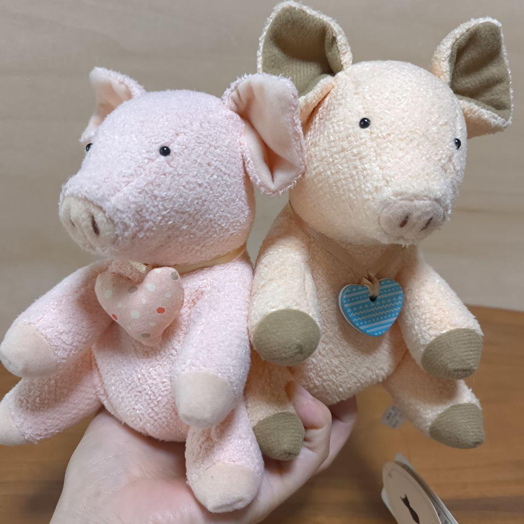 モンスイユ ショコラ ぶたぶた ハート ぶた レア ピンク色 ぬいぐるみ