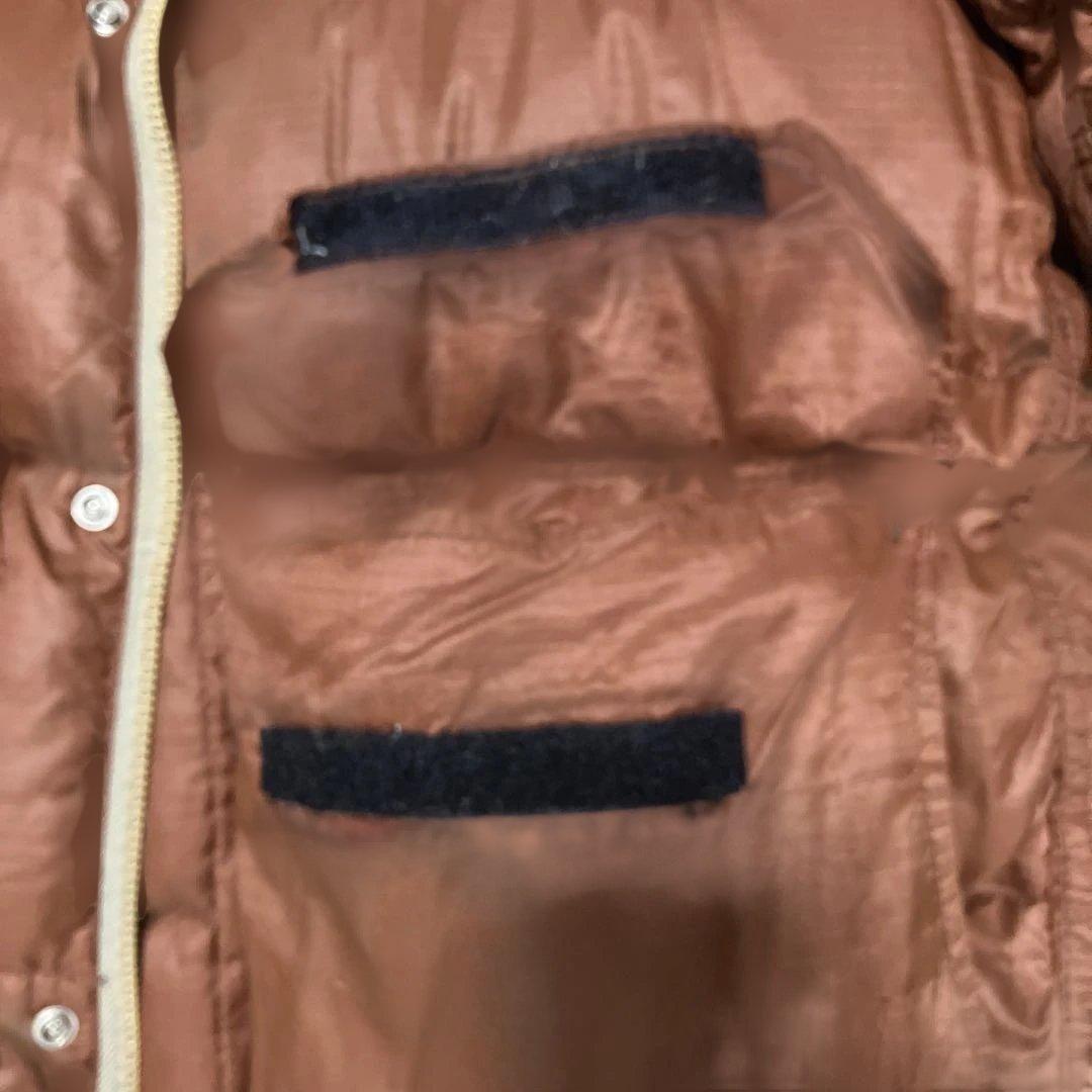 70s ノースフェイス 茶タグ ナイロン ダウンジャケット USA製 TALON